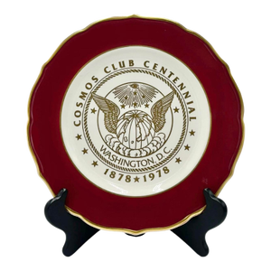 Vintage Cosmos Club Washington, d.c. Centennial Plate 1878–1978
