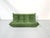 Forest Green French Three-Seater Togo Sofa in Forest Green Leather by Michel Ducaroy for Ligne Roset For Sale - Image 8 of 12