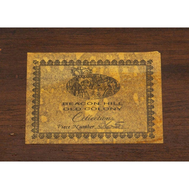 American Oval Walnut Occasional Table For Sale - Image 9 of 9