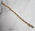 Contemporary 7.35MM San Marco Gold Link Chain Bracelet with Mixed Finish 14k Yellow Gold For Sale - Image 3 of 4