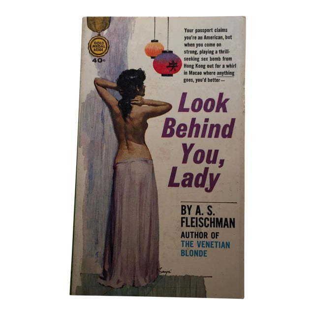 "Look Behind You, Lady" 1963 Pulp Fiction Book For Sale