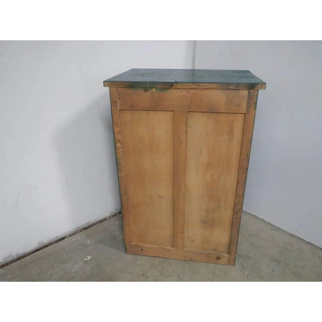 Forest Green Italian Worktable, 1950s For Sale - Image 8 of 11