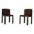Mid-Century Modern Model 300 Dining Chairs in Walnut and Brown Velvet by Joe Colombo for Pozzi, 1966, Set of 4 For Sale - Image 10 of 18
