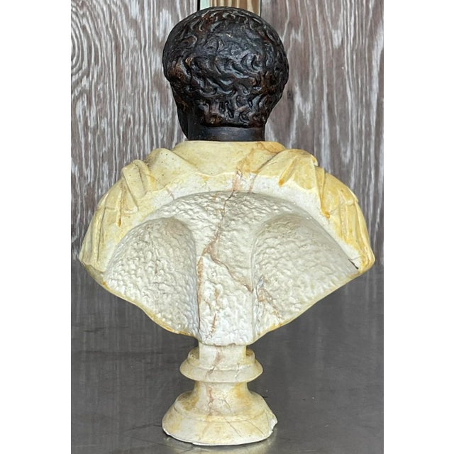 Introduce an artistic flair to your space with this Vintage Boho Hand Painted Bust of a Man. Meticulously detailed and...