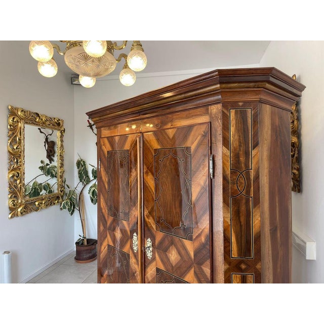 Baroque Hall Cupboard, 1700s For Sale - Image 12 of 18
