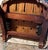 Vintage Floral Tufted Rocking Chair & Matching Ottoman With Nailhead Trim For Sale - Image 9 of 12