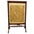 Gold Victorian Hand Embroidered Silk and Mahogany Fire Screen, 1880s For Sale - Image 8 of 8