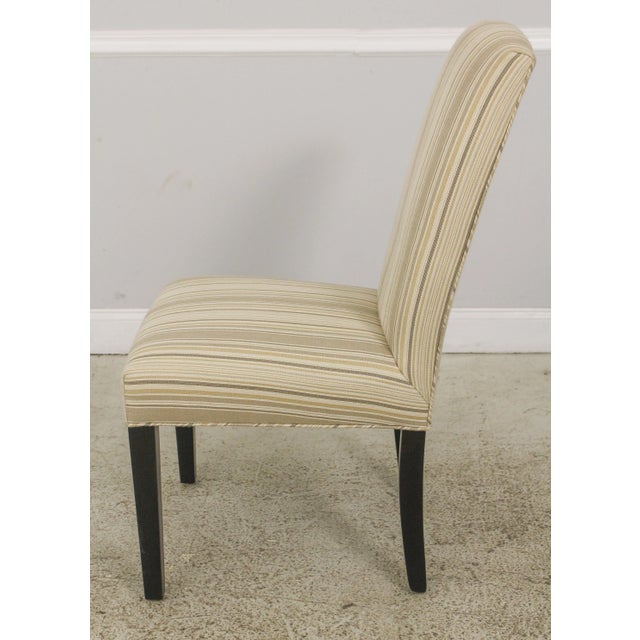 Modern Set of 4 Crate & Barrel Modern Design Upholstered Dining Chairs For Sale - Image 3 of 13