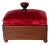 19th Century Mahogany Pin Cushion Sewing Box For Sale