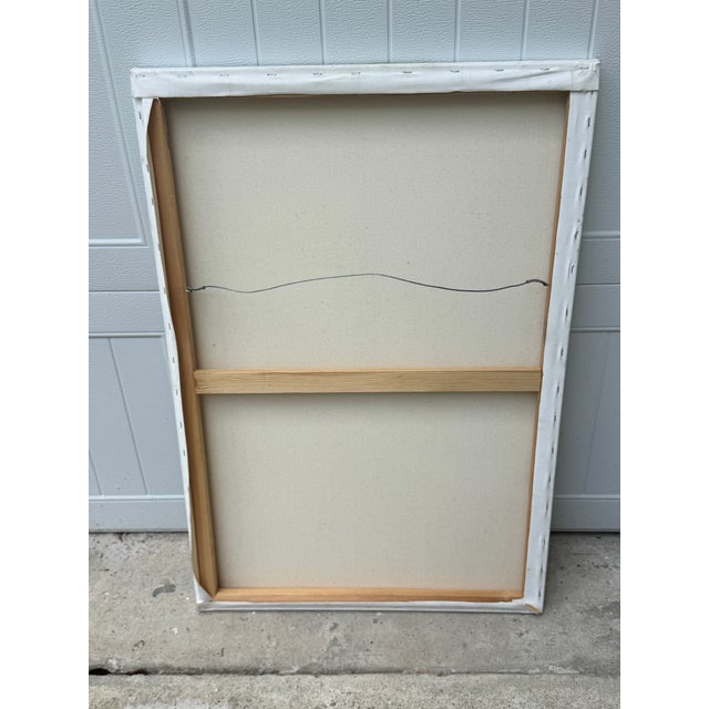 2020s Large Painting With Yellow For Sale - Image 5 of 5