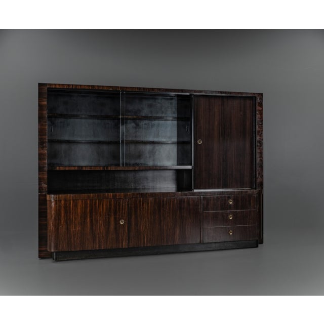 Wood Art Deco Cabinet by Bruno Paul for VEB Deutsche Werkstätte Hellerau, 1930s For Sale - Image 7 of 18