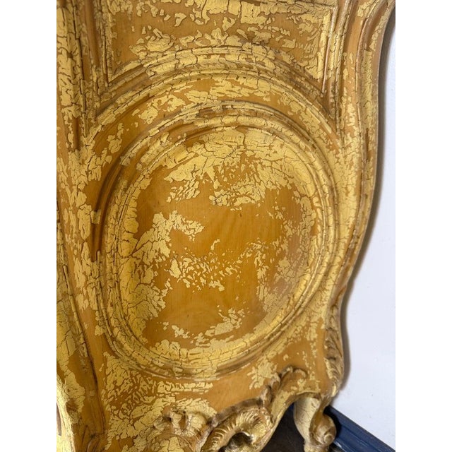 Wood Mid 20th Century Pair of Louis XV–Style Painted Bombe Commodes With Carved Rococo Ornament For Sale - Image 7 of 14