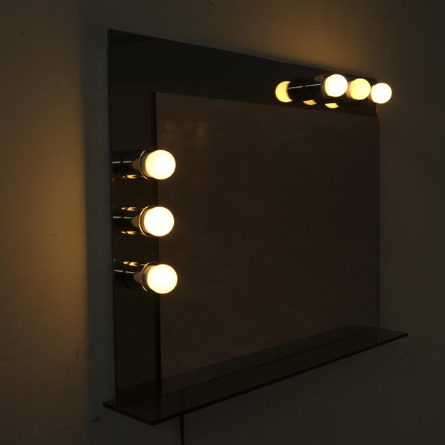 Vintage Bathroom Mirror with Lights, 1960s For Sale - Image 16 of 18