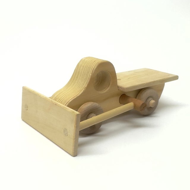 Old School Wooden Toy Vehicle Curation - Group of 5 For Sale - Image 10 of 12