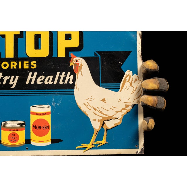 Vintage Hilltop Tin Advertising Sign For Sale In Chicago - Image 6 of 7