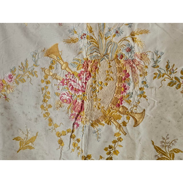 French Silk Brocade Panel, 1800s For Sale - Image 13 of 14