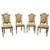 French Painted and Upholstered Salon Chairs, Set of 4 For Sale - Image 10 of 10