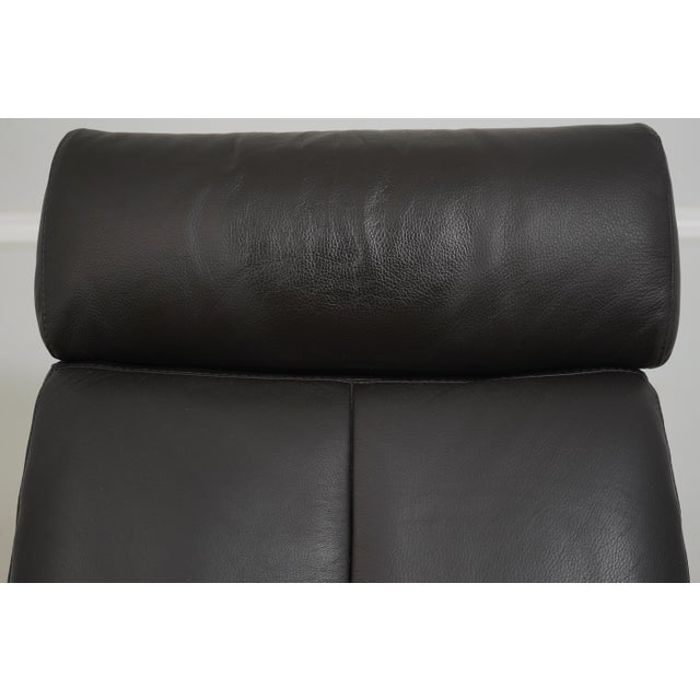 1990s Palliser Lemans Leather Home Theater Power Recliner For Sale - Image 5 of 18