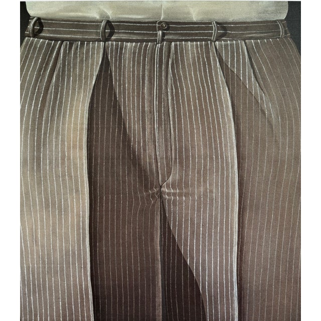 Domenico Gnoli (1933-1970), Striped Trouses, 1969, Copyright Marzia Gnoli, 1994, Printed in the Netherlands For Sale - Image 9 of 10