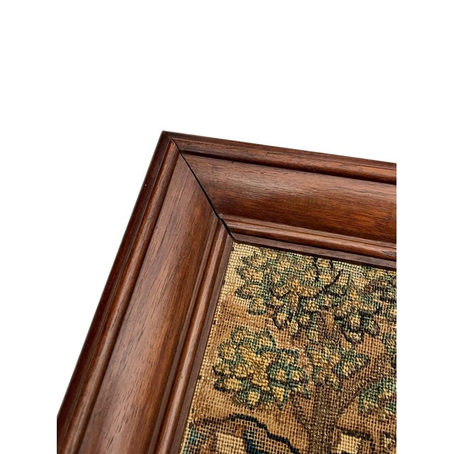 Pair 18th Century Framed French Verdure Tapestry Panels For Sale - Image 6 of 17