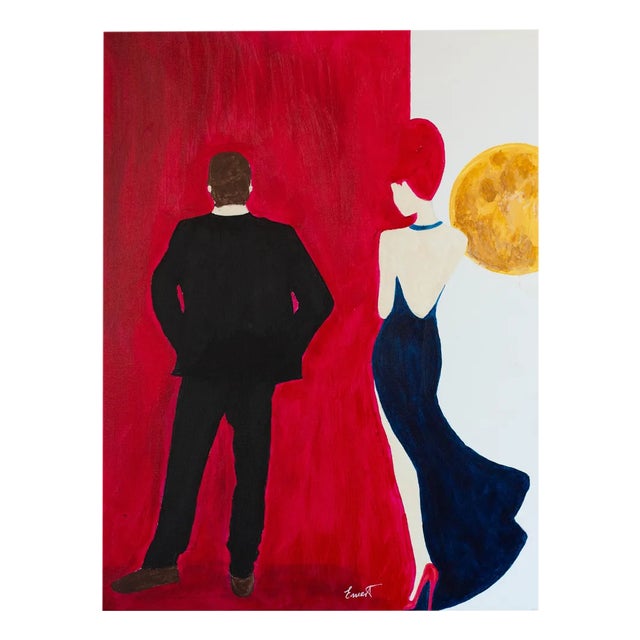 Ernest Carneado Ferreri, Entrando al baile, 2000s, Acrylic Painting For Sale