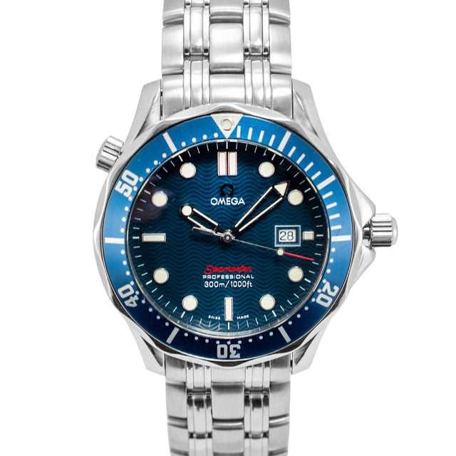 Brand: Omega Gender: Men's Metal Type: Stainless Steel Length: 8.00 inches Diameter: 41.00 mm Weight: 159.13 grams...