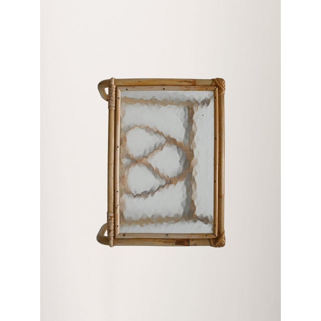 Suspended Bamboo Bedside Table, 1960s For Sale - Image 9 of 10