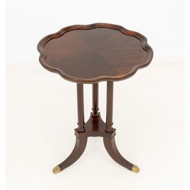 Early 20th Century American Empire Style Mahogany Tripod Table For Sale - Image 5 of 8