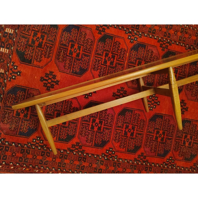 Wood Mid-Century Drexel Declaration Surfboard Coffee Table For Sale - Image 7 of 18