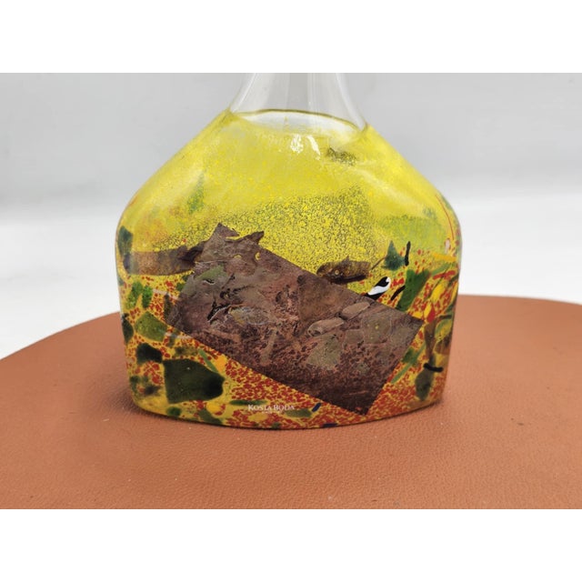 1960s Satellite Glass Bottle Vase by Bertil Vallien for Kosta Boda, 1960s For Sale - Image 5 of 8