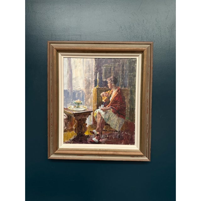 Johan Bladh, Hertha Polhemsgatan, Stockholm, 1965, Oil Painting on Canvas, Framed For Sale - Image 10 of 12