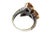 Metal Vintage Natural Ruby, Emerald, Sapphire & Diamond Ring - 925 Sterling Silver Size 8 For Sale - Image 7 of 9