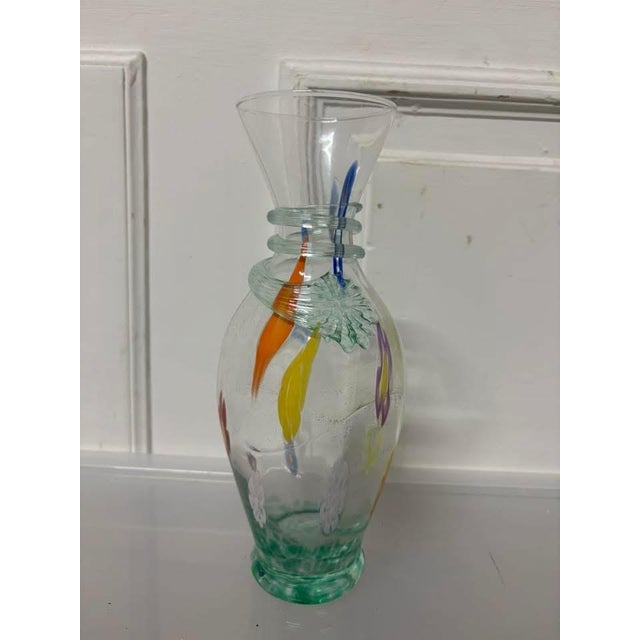 Vintage Vase in Glass, 1970 For Sale - Image 6 of 6