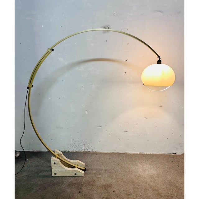 Vintage Arched Floor Lamp, 1970s For Sale - Image 4 of 7