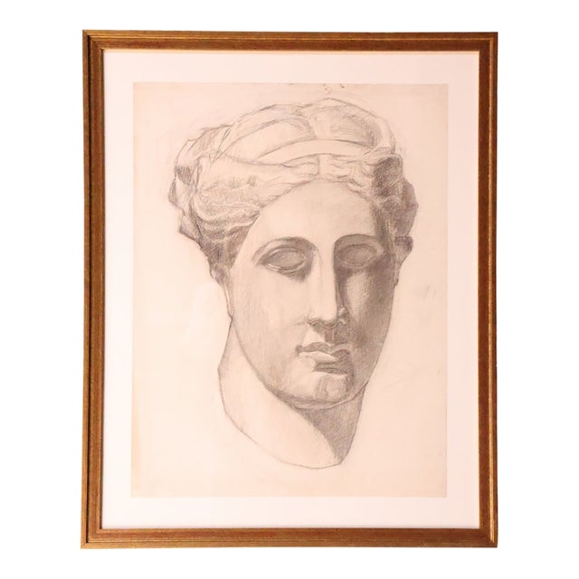 20th Century French Goddess Drawing For Sale