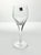 Hoya “Metaphor” Pair of Crystal Wine Glasses, Bird or Seagull Motif - a Pair For Sale - Image 4 of 7