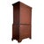 18th Century Mahogany Chest on Chest with Brass Handles For Sale - Image 9 of 11