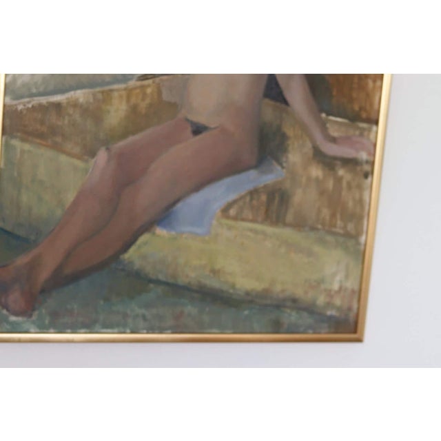 Penzell, Model, 1973, Oil on Canvas, Framed For Sale - Image 4 of 18