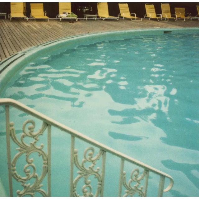 Contemporary Swimming at the Grand Part 1 by Alicia Bock Print with Black Frame - 16 X 16 For Sale - Image 3 of 3