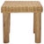 Wood Shazza Wicker Rattan Weaved Accent Table in Natural For Sale - Image 7 of 7
