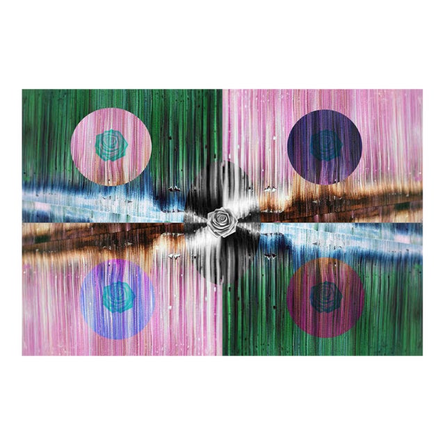 Sumit Mehndiratta, Orso Rose, 2018, Archival Ink Print on Canvas For Sale