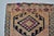Geometric Design Oushak Wool Runner For Sale In Phoenix - Image 6 of 10