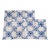 Antique Set of Eleven 18th Century Portuguese Floral Trellis Tiles in Cobalt Blue & White For Sale