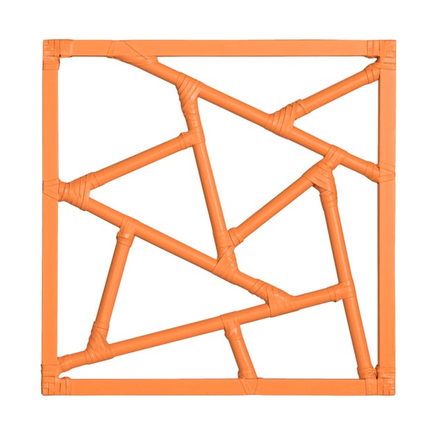 Orange Tiffany Writing Desk - Orange For Sale - Image 8 of 9