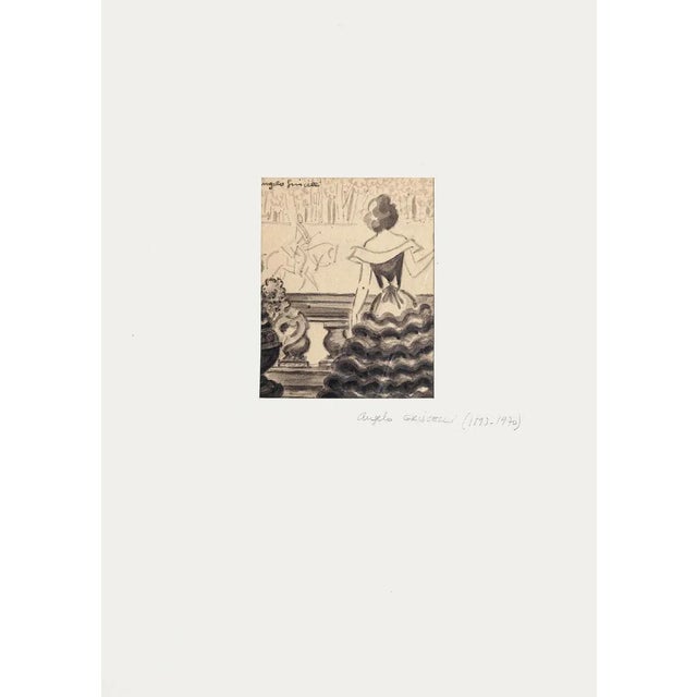 Competition is original drawings in watercolor on paper, realized by Angelo Griscelli (1893-1978). The state of...