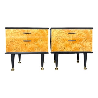 Mid-Century Bedside Tables, Former Yugoslavia, 1970s, Set of 2 For Sale