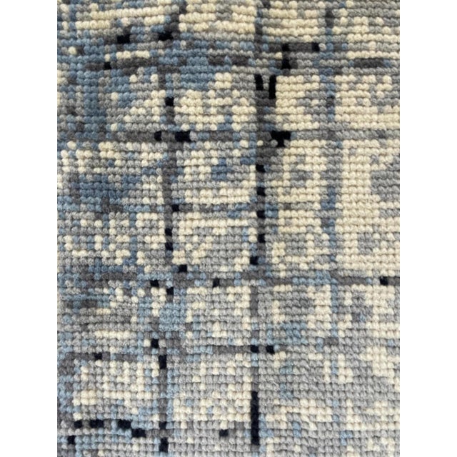 Modern Hand Knotted Borderless Modern Rug. 10' X 14' For Sale - Image 3 of 4