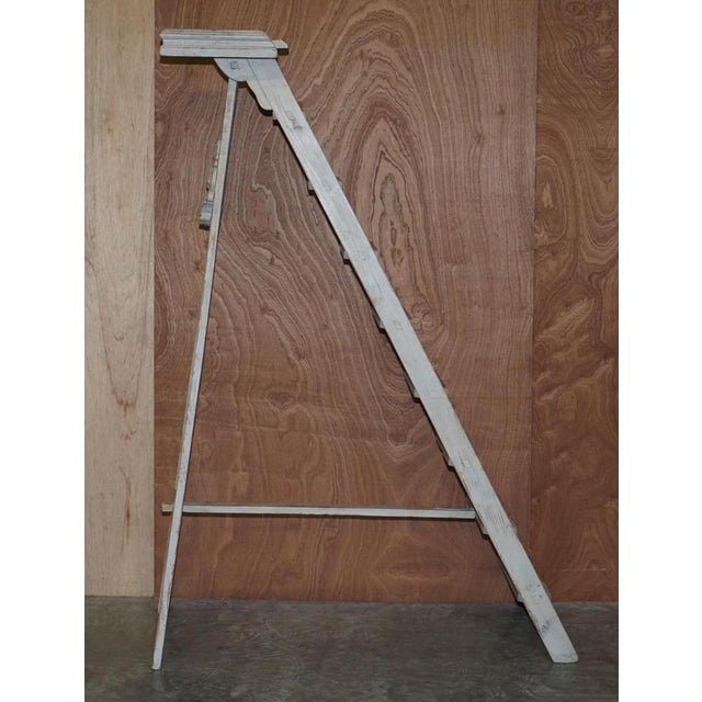 French Library Step Ladder, 1920s For Sale - Image 9 of 18
