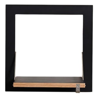 40×40-1 Fläpps Shelf in Black from Ambivalenz For Sale
