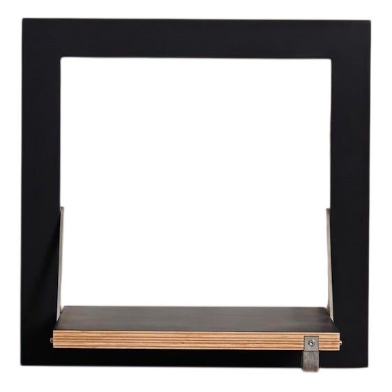 40×40-1 Fläpps Shelf in Black from Ambivalenz For Sale